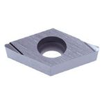 Turning Insert Diamond, with Hole, 55°, Positive 7°, DCGT07020○R/L-W10 "for Finishing" (DCGT070204R-W10-GH330) 