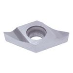 Turning Insert Diamond, with Hole, 55°, Positive 7°, DCGT11T30○R/L "for Finishing to Intermediate Cutting"