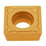 Square, with Hole, 90°, Positive 7° SCMT120408-PS "Finishing to Semi-Cutting" 