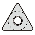 Triangle with Hole, 60° Positive 11° TPMT110○○○-○○ (TPMT110202-PS-GT9530) 