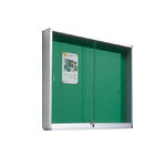 Aluminum Outdoor-Use Bulletin Board (Type Exclusively for Pins/with Legs) (FUK-34) 