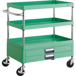 Phoenix Wagon (Noise Suppression Type with Double-Level Drawers) Height 740/880 mm (PEW-773X-YG)