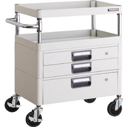 Phoenix Wagon (Noise Suppression Type with Single/Double-Level Drawers) Height 740 mm (PEW-762VX-W)
