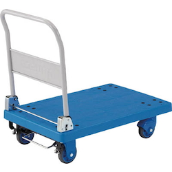 Plastic Trolley, Grand Cart, Silent, Folding Handle Type / with Stopper (TP-X701S)