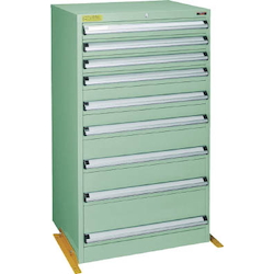 Medium-Duty Cabinet, VE7S Type, With 3-Lock Safety Mechanism and Overturning Prevention Fittings (Height 1,200 m) (VE7S-1201TK)