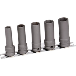 Impact Long Socket Set (Insertion Angle 9.5 mm)