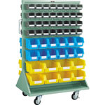 Panel Container Rack (Double-Sided, Caster Type) (T-12224WN-C-GN)