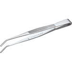 Stainless Steel Tweezers Jagged Curved Type Total Length (mm) 125–300