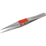 Stainless Steel Tweezers, Rubber Grip, High-Strength Tip (TSP-210)