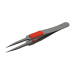 Tweezers with Rubber Grip Fluorocoated Type Total Length (mm) 115 (TSP-225)
