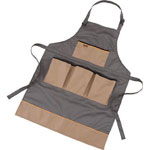 Work Apron, Beige and Black/Black and Gray/Gray and Beige (TC-EP-GY)