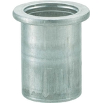 Crimp Nut, Flat Head, Aluminum, Boxed TBN (TBN-4M25A-C)