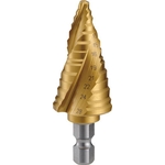 "Nice Mighty Spiral Step Drill" (Straight 3-Flute Titanium-Coated Type) (3S-NMS-33G) 