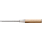 Wooden handle through screwdriver (with magnet) (TWKD-1-50)
