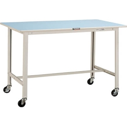 Light Duty Workbench, with Casters Diameter 75 mm, Uniform Load 125 kg