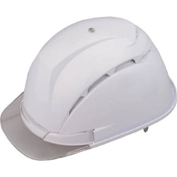 TOYO SAFETY Helmet With Ventilation Holes, White (NO.393F-S-WH)