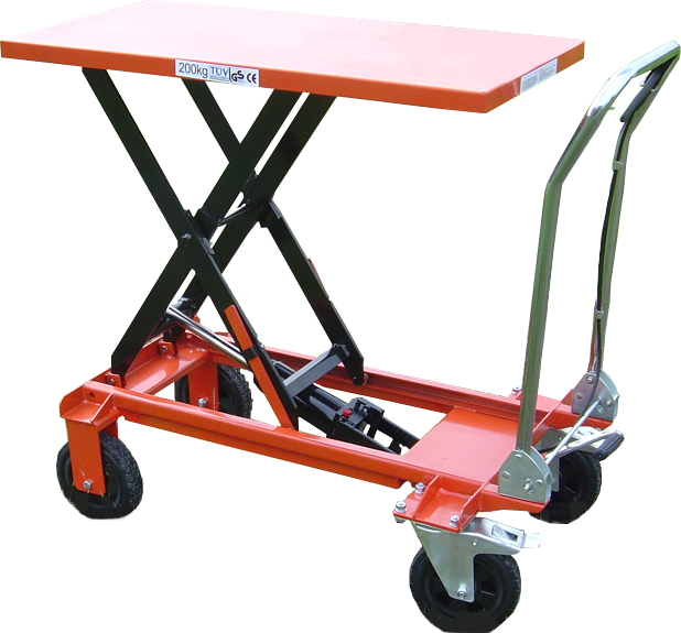 Hydraulic Type Table Cart Load Weight 200 kg