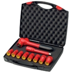 3/8 Inch Insulated Socket and Ratchet 10-Point Set