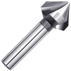 WATERMILLS ® 3-Flute Countersink WMC5C 90° 5% Cobalt High-Speed Steel (WMC5C124S8L56) 