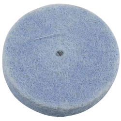 Felt Wheel with Shaft (Impregnated) Flat Type Replaceable