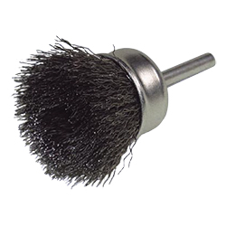 Steel Wire Cup Brush with Shaft