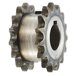 MS SW (Double-Single) Sprocket With Shaft Bore Processing (MS50SW12-D18) 
