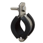 Piping Bracket, Stainless Steel and Vibration Proof Band and 3t Rubber (A10211-0047) 
