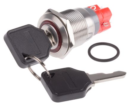 19mm Anti-Vandal Key Lock Switches