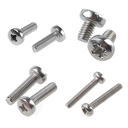 Pan head screws with cross recess A2 stainless steel, metric thread