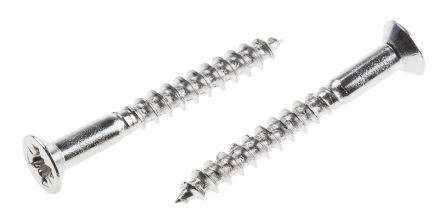 Pozidriv Countersunk Stainless Steel Wood Screw