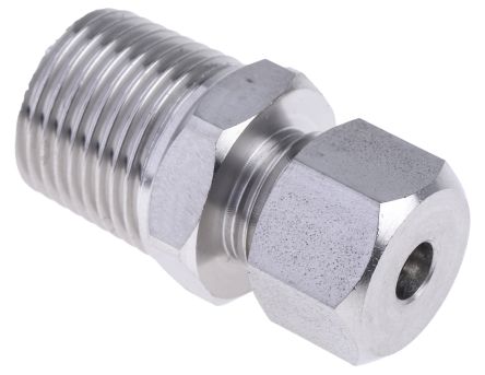 RS PRO Thermocouple Compression Fitting for use with Thermocouple, 1/2 ...