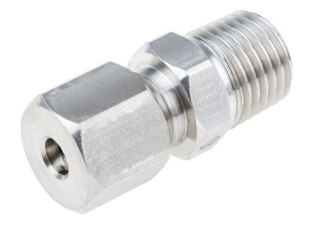 RS PRO Thermocouple Compression Fitting for use with Thermocouple, 1/4 ...