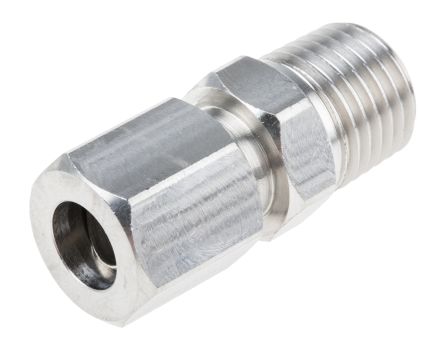 RS PRO Thermocouple Compression Fitting for use with Thermocouple, 1/4 ...