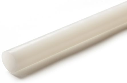 RS PRO White Polyethylene PE Rod, 1m x 50mm Diameter