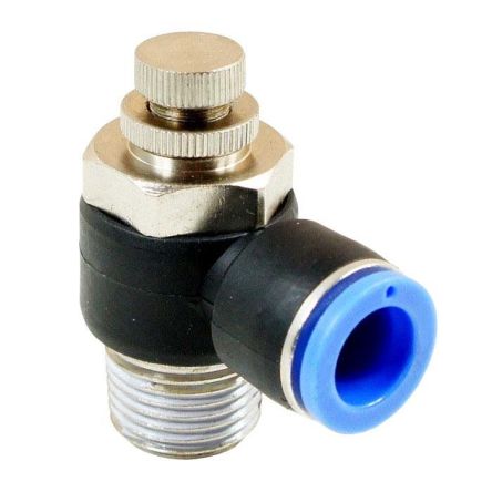 RS PRO Threaded Speed Controller, M6 Inlet Port x 6mm Tube Outlet Port