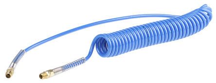 RS PRO 2m, PUR Recoil Hose, with BSPT 1/4" Male connector