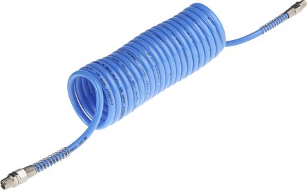 RS PRO 3.6m, Nylon Recoil Hose, with BSP 1/4 Male connector, RS Pro