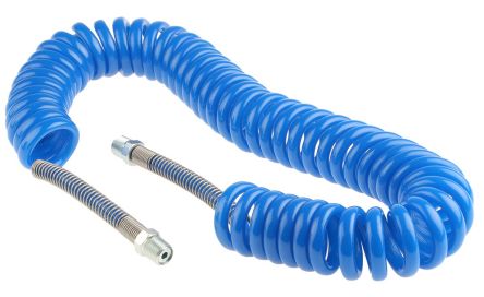 RS PRO 4m, PUR Recoil Hose, with R 1/4 connector