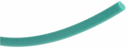 RS PRO 5m 6mm diameter Green Round Polyurethane Belt for use with 57mm minimum pulley diameter