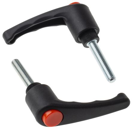 RS PRO Clamping Lever, M8 x 40mm, Thermoplastic Handle