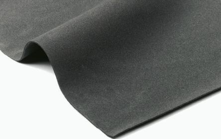 RS PRO Black Rubber Sheet, 1m x 2m x 3mm, Neoprene