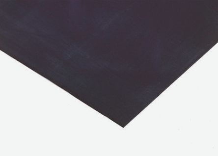 RS PRO Black Rubber Sheet, 1m x 600mm x 12mm