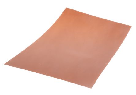 RS PRO Brown Polyester Plastic Shim, 457mm x 305mm x 0.13mm