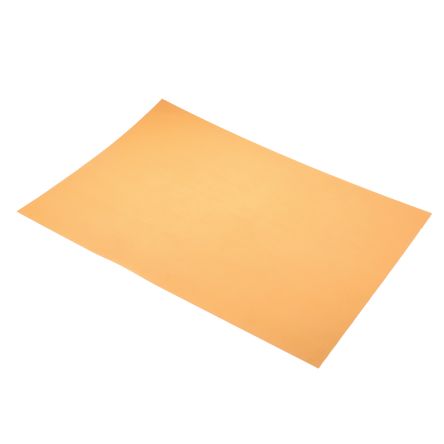 RS PRO Orange Polyester Plastic Shim, 457mm x 305mm x 0.1mm