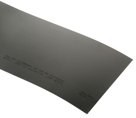 RS PRO Steel Shim, 1.25m x 150mm x 0.2mm