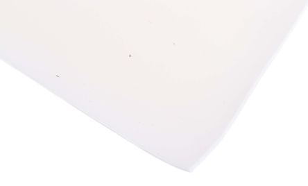 RS PRO White Rubber Sponge Sheet, 1m x 600mm x 1.5mm 