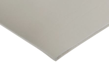 RS PRO White Rubber Sponge Sheet, 1m x 600mm x 3mm (733-6729)