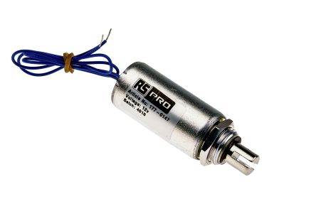 RS PRO Linear Solenoid, 12 V, Closed Power Continuous of 100W