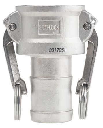 RS PRO Hose Connector, Straight Camlock Coupling 1-1/2in 1-1/2in ID, 17 bar