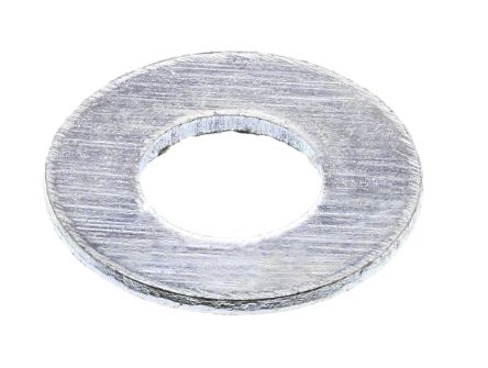 RS PRO Zinc Plated Steel Plain Washer, M2